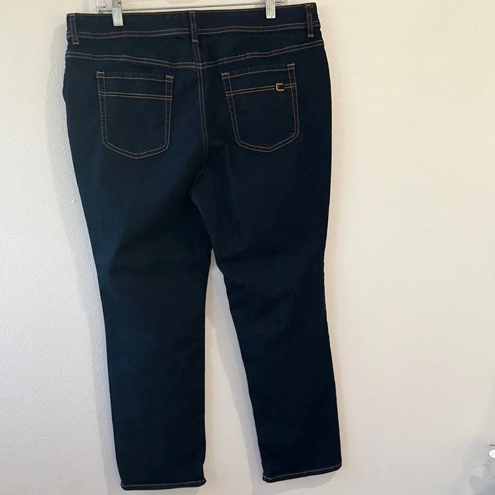 Chico's‎ Blue Straight Leg Jeans Classic Style